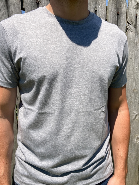 JACK & JONES - Organic Tee in Light Grey