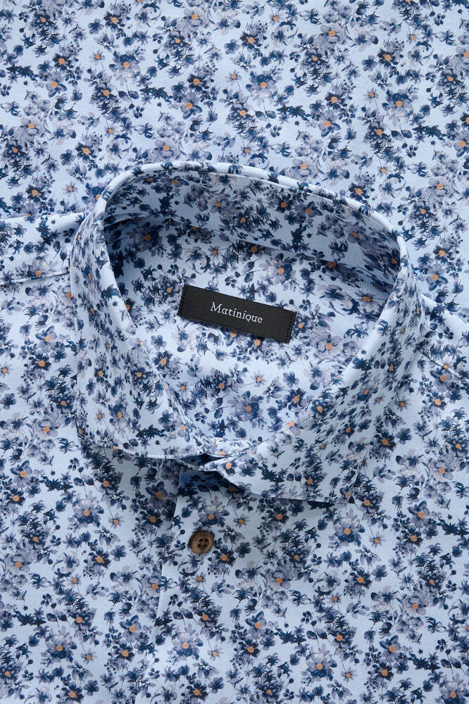 MATINIQUE - Marc N - Chambray Blue (with Flower Print)