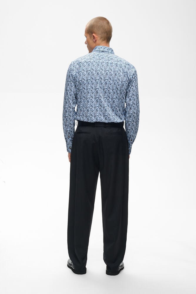 MATINIQUE - Marc N - Chambray Blue (with Flower Print)