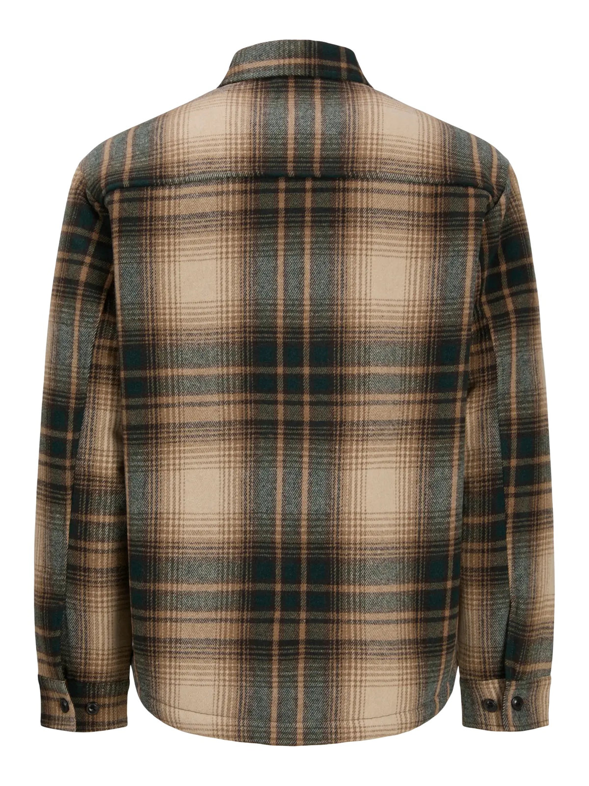 JACK & JONES - Flannel Jacket - Brown Plaid