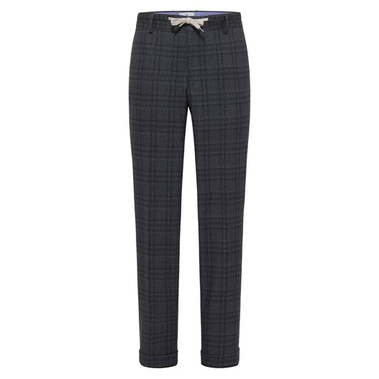 BLUE INDUSTRY - Windowpane Faint Pant