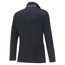 Load image into Gallery viewer, BLUE INDUSTRY - Houndstooth Blazer With Removable Inlay in Navy
