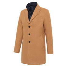 Load image into Gallery viewer, BLUE INDUSTRY - Wool Twill Coat With Removable Inlay in Camel
