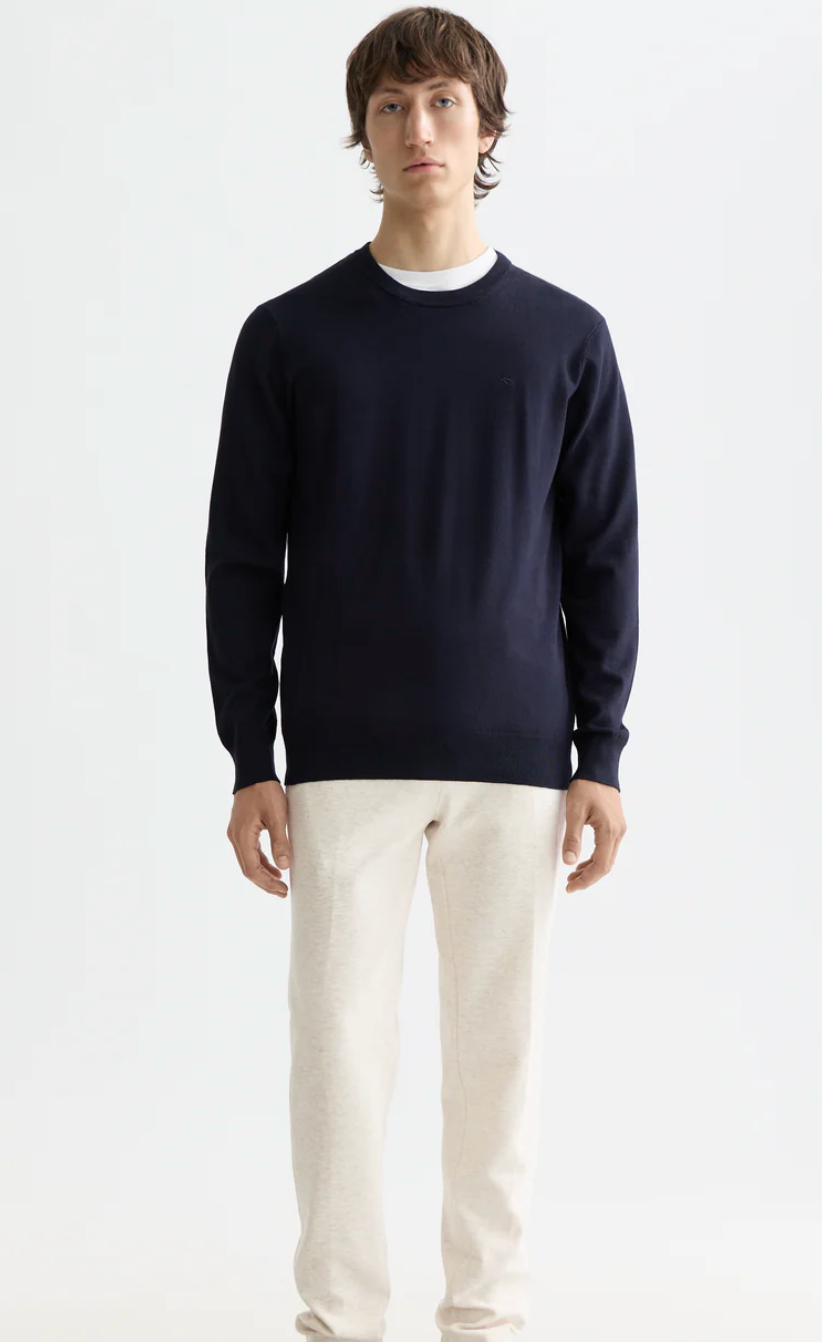 Scotch & Soda - Core - Viscose Pullover Crewneck - Night