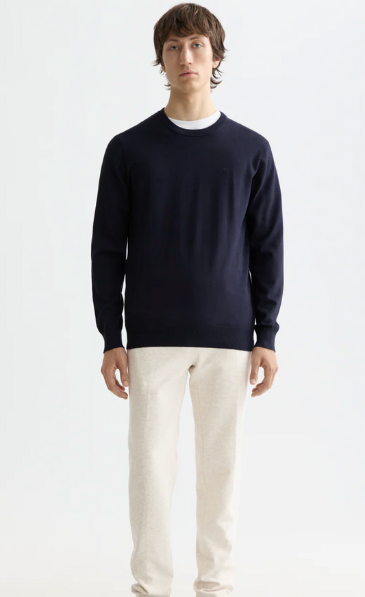 Scotch & Soda - Core - Viscose Pullover Crewneck - Night