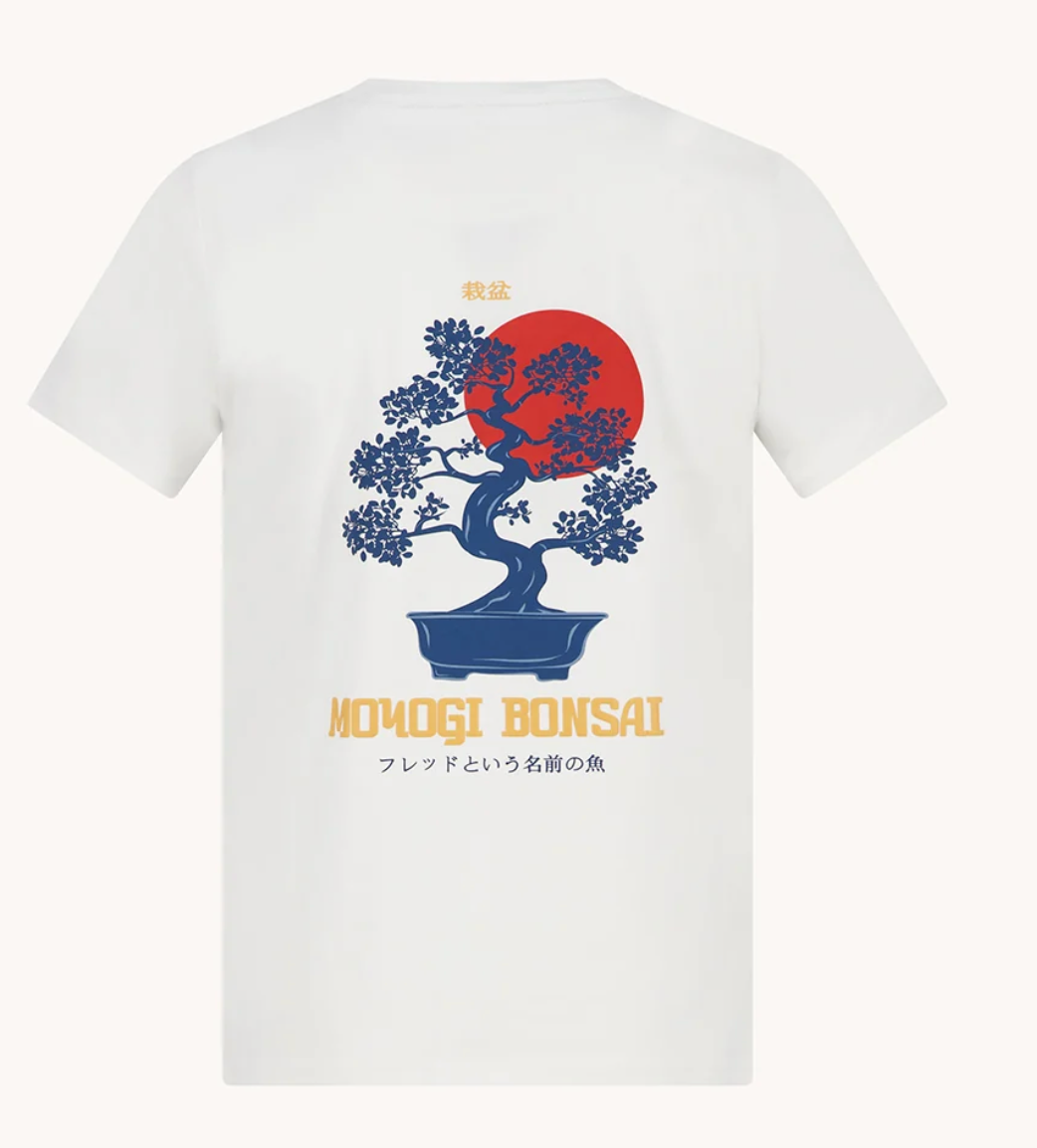A Fish Name Fred - T-Shirt Bonsai - Off White