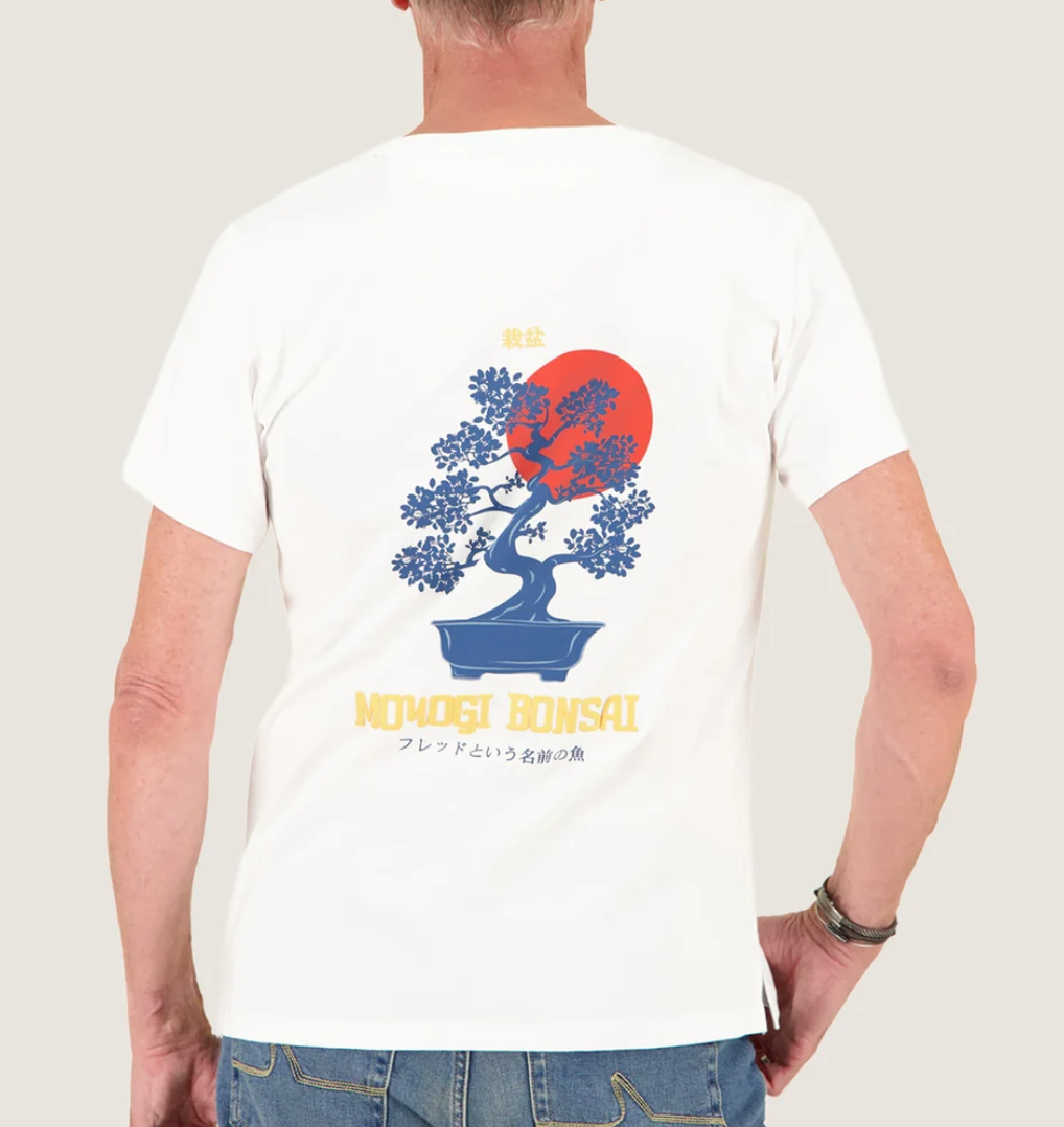 A Fish Name Fred - T-Shirt Bonsai - Off White