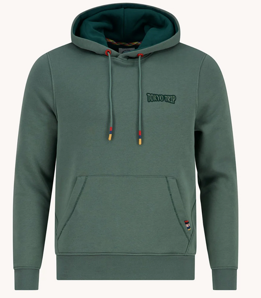 A Fish Name Fred - Hoodie Squid - Forest Green