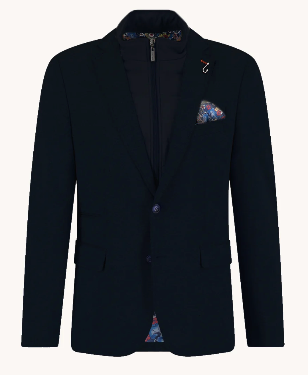 A Fish Named Fred - Blazer Insert - Navy