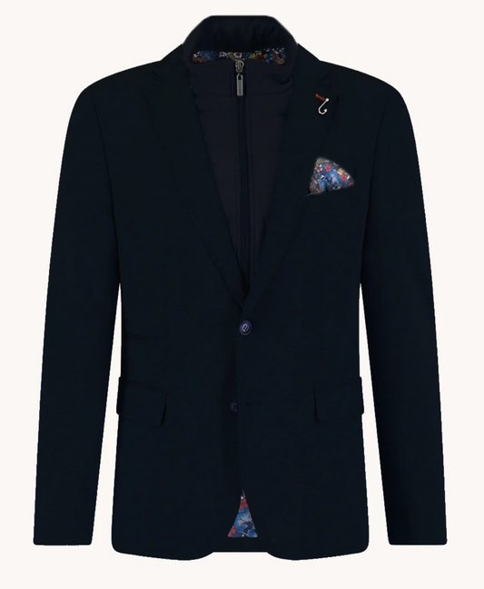 A Fish Named Fred - Blazer Insert - Navy