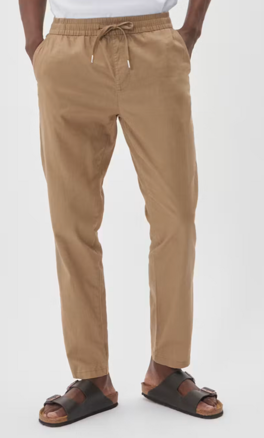 MATINIQUE - Barton Cotton Linen Pant - Khaki