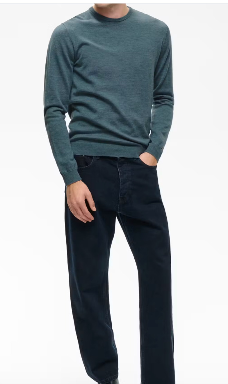 MATINIQUE - Margrate Merino Pullover - Stormy Weather Melange