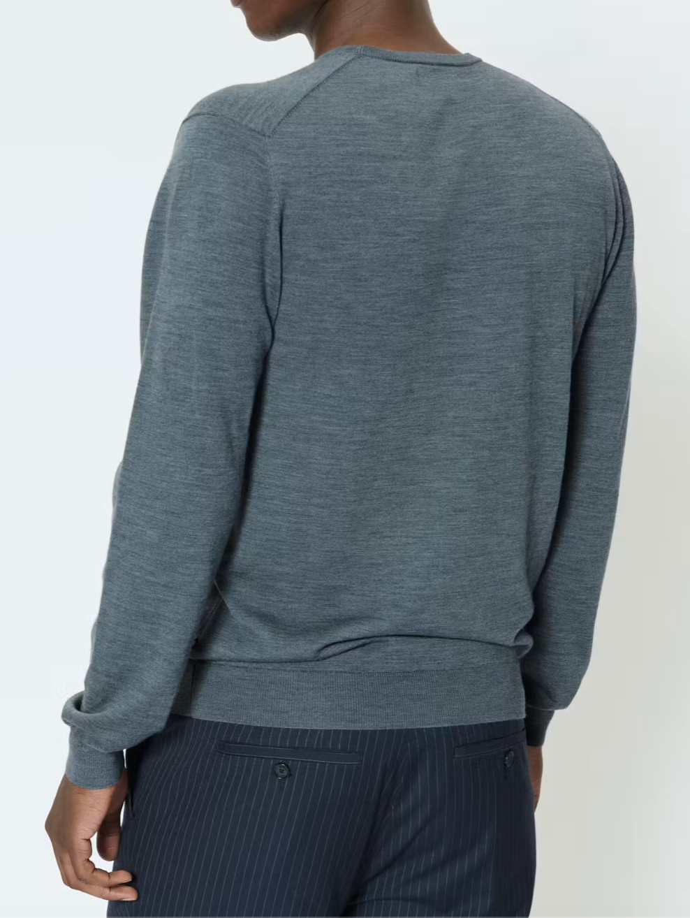 MATINIQUE - Margrate Merino Pullover - Stormy Weather Melange