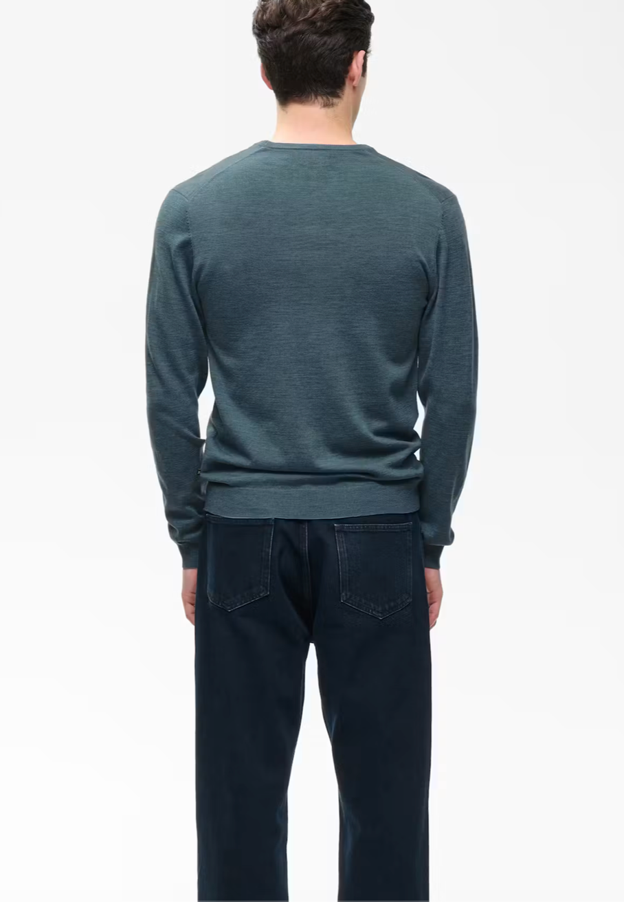 MATINIQUE - Margrate Merino Pullover - Stormy Weather Melange