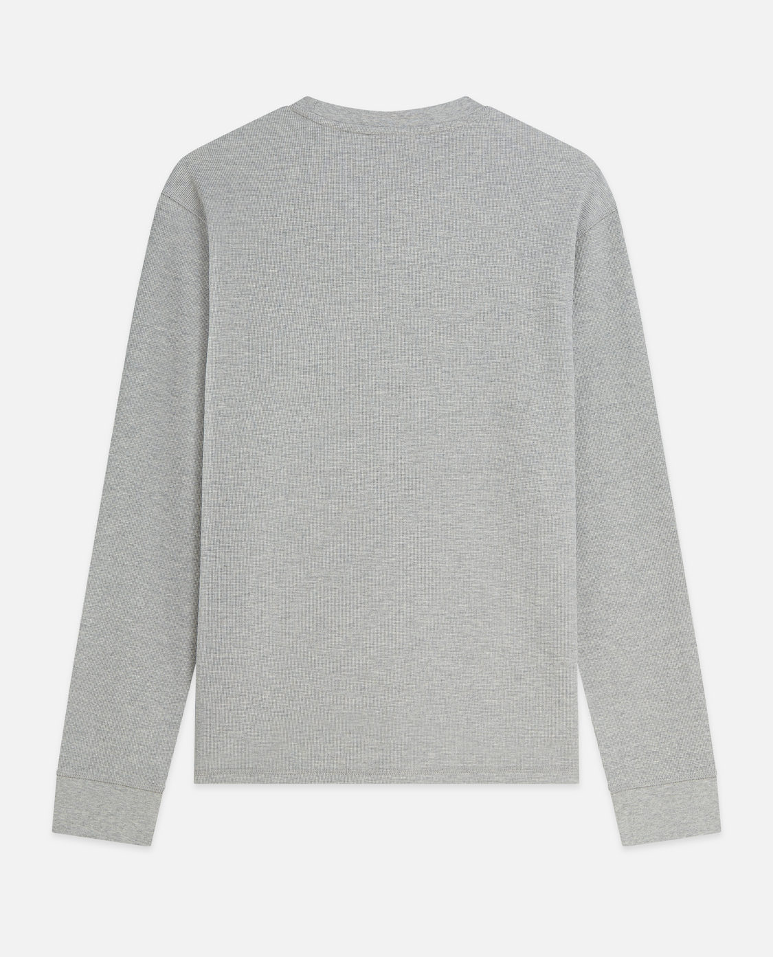 SCOTCH & SODA - Waffle Regular-Fit Long Sleeved T-Shirt - Grey