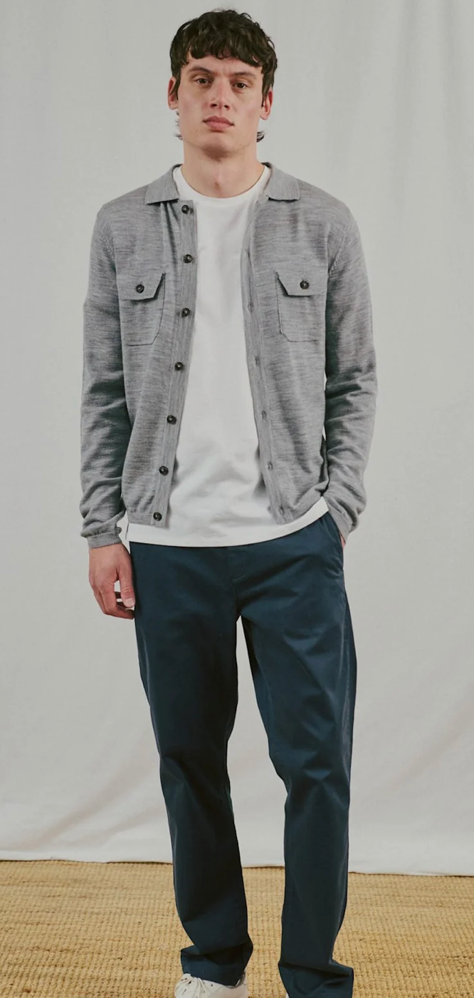BRUUN & STENGADE - Zaouma - Regular Fit Knitwear - Grey