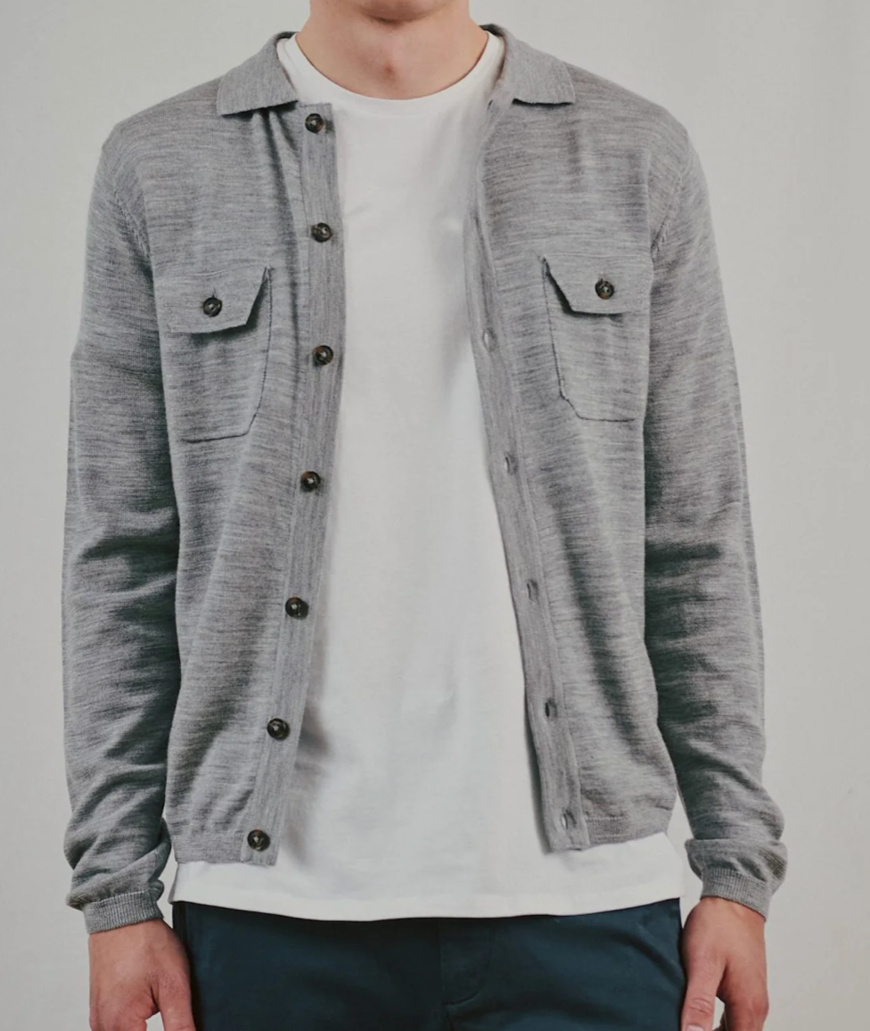 BRUUN & STENGADE - Zaouma - Regular Fit Knitwear - Grey