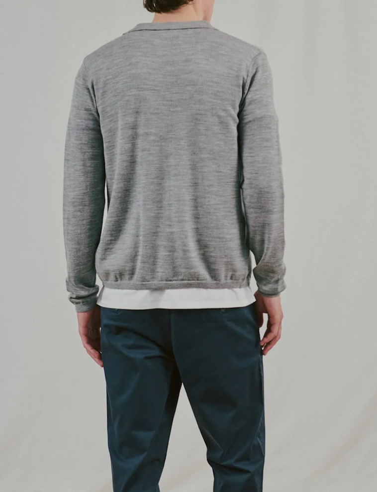 BRUUN & STENGADE - Zaouma - Regular Fit Knitwear - Grey