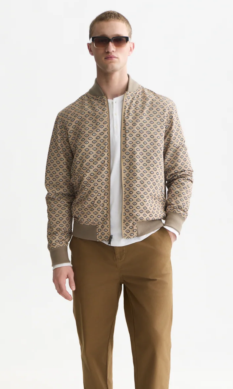 SCOTCH & SODA - Reversible Bomber Jacket - Forest Night