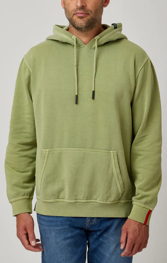 STONE ROSE - Sage Solid Garment Washed Hoodie