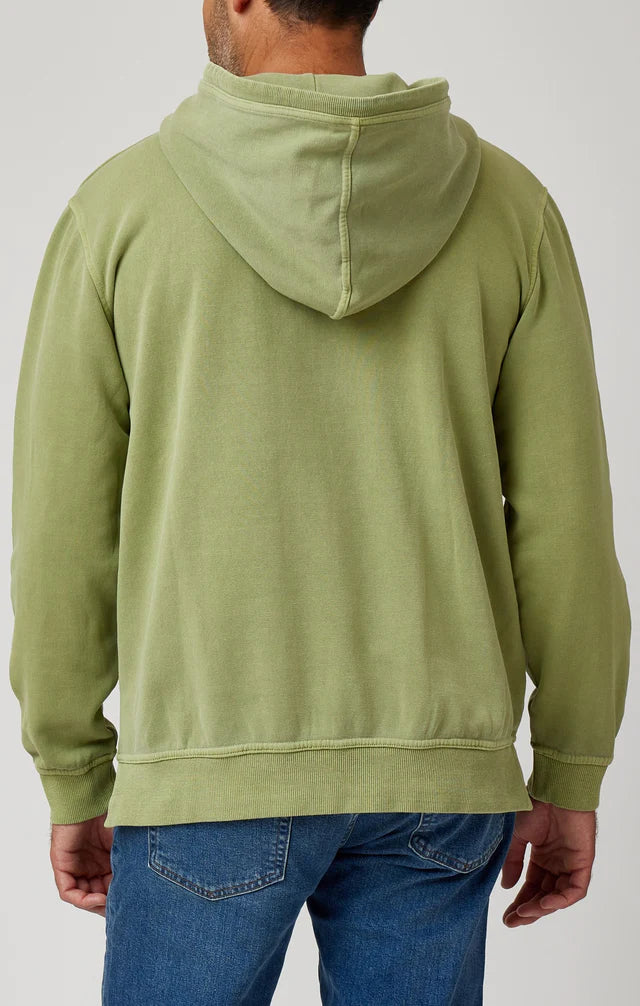 STONE ROSE - Sage Solid Garment Washed Hoodie