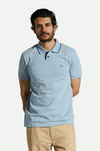 Load image into Gallery viewer, BRIXTON - Mod Flex S/S Polo in Dusty Blue
