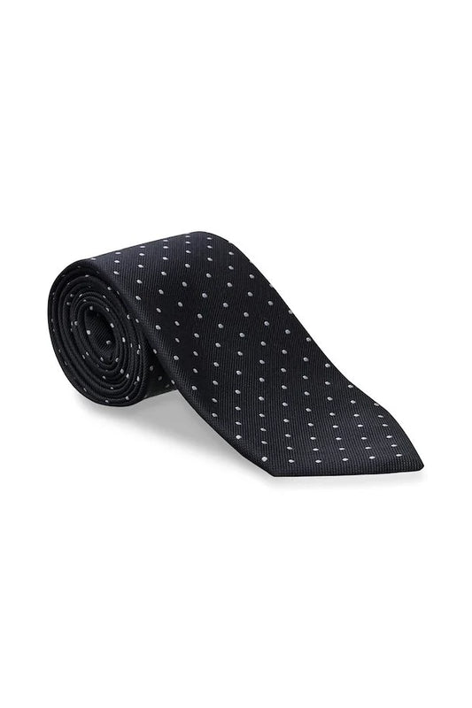 MATINIQUE - Tie in Black with Polka Dot