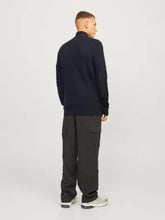 Load image into Gallery viewer, JACK &amp; JONES - JJELEWIS Knit Cardigan in Navy
