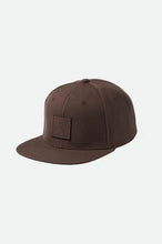 Load image into Gallery viewer, BRIXTON - Alpha Square Netplus MP Snapback - Dark Earth
