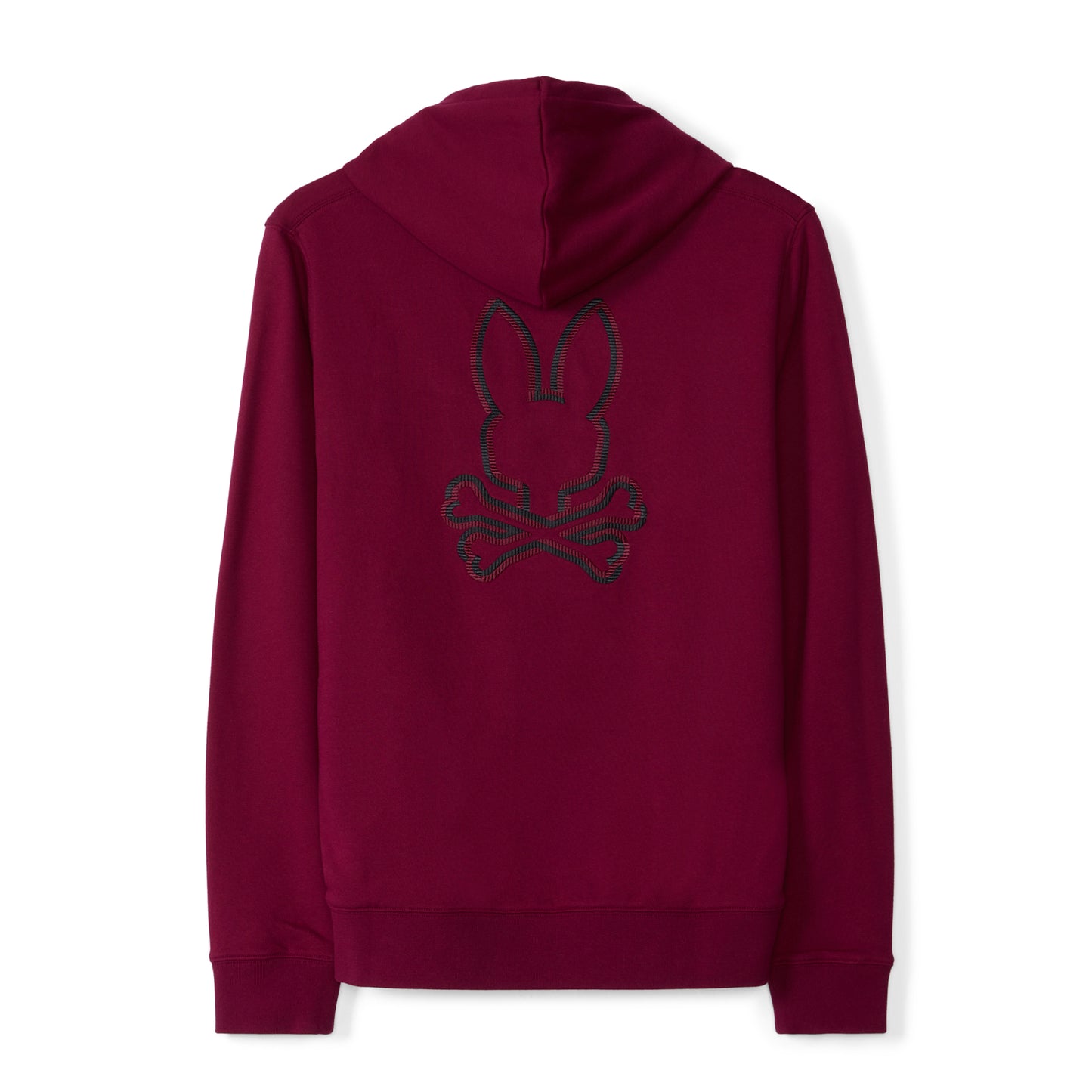 PSYCHO BUNNY - Hamilton Fleece Hoodie in Crimson