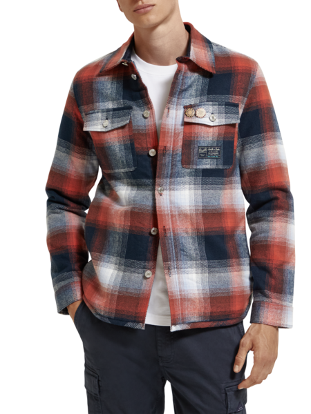 SCOTCH & SODA - Teddy Lined Checked Overshirt