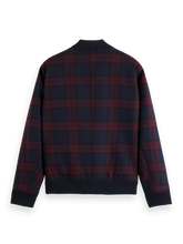 Load image into Gallery viewer, SCOTCH &amp; SODA - Wool Blend Check Bomber Jacket
