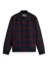 Load image into Gallery viewer, SCOTCH &amp; SODA - Wool Blend Check Bomber Jacket
