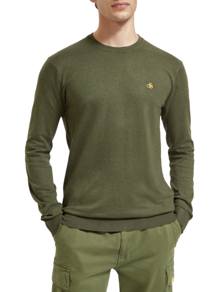 SCOTCH & SODA - Essentials Ecovero Viscose-Nylon Crewneck Pullover