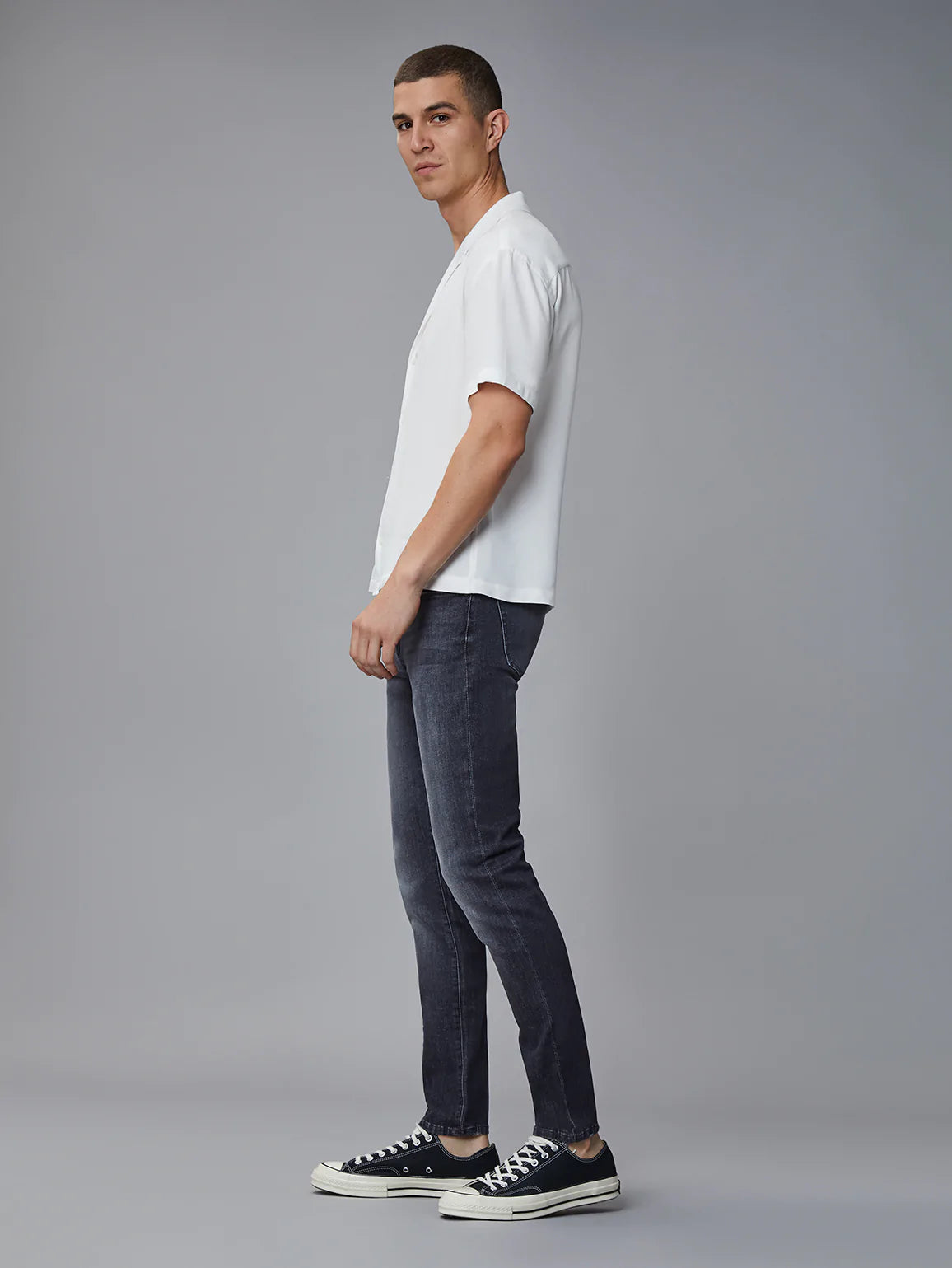 DL1961 - Hunter Skinny - Onyx