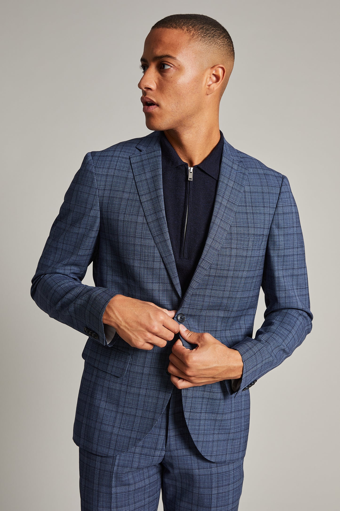 MATINIQUE - George F Blazer - Chambray Blue