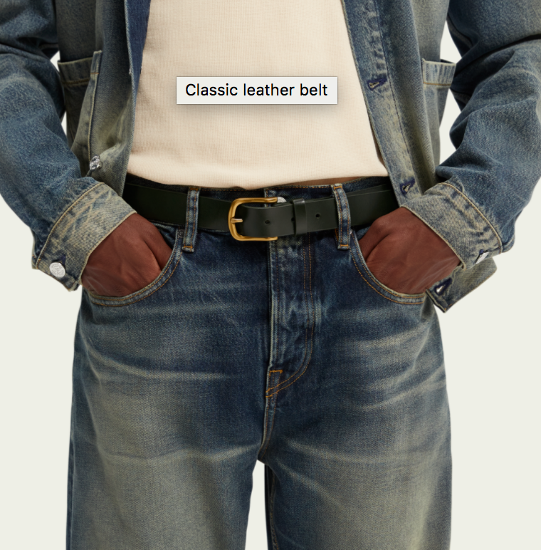 SCOTCH & SODA - Classic Belt