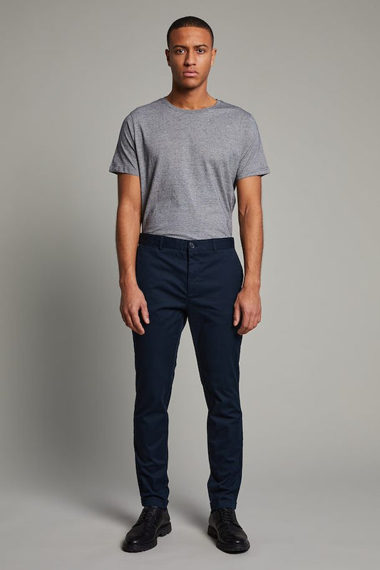 MATINIQUE - Liam Soft Chino Pants - Dark Navy 30205185