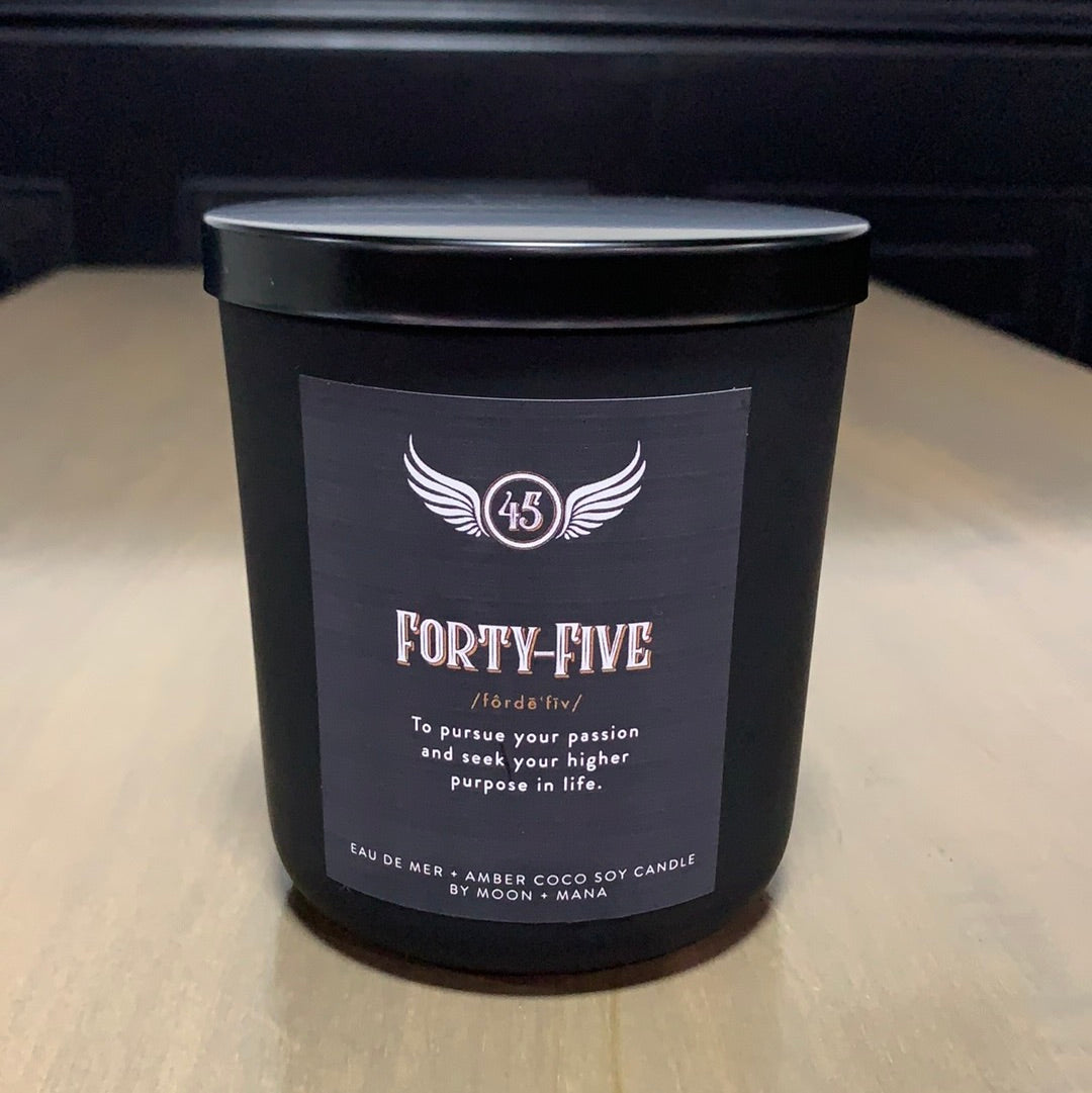 Forty-Five Social Candle