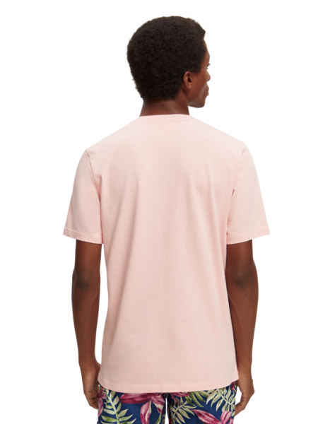 SCOTCH & SODA - Chest Pocket Regular Fit T-Shirt - Rose